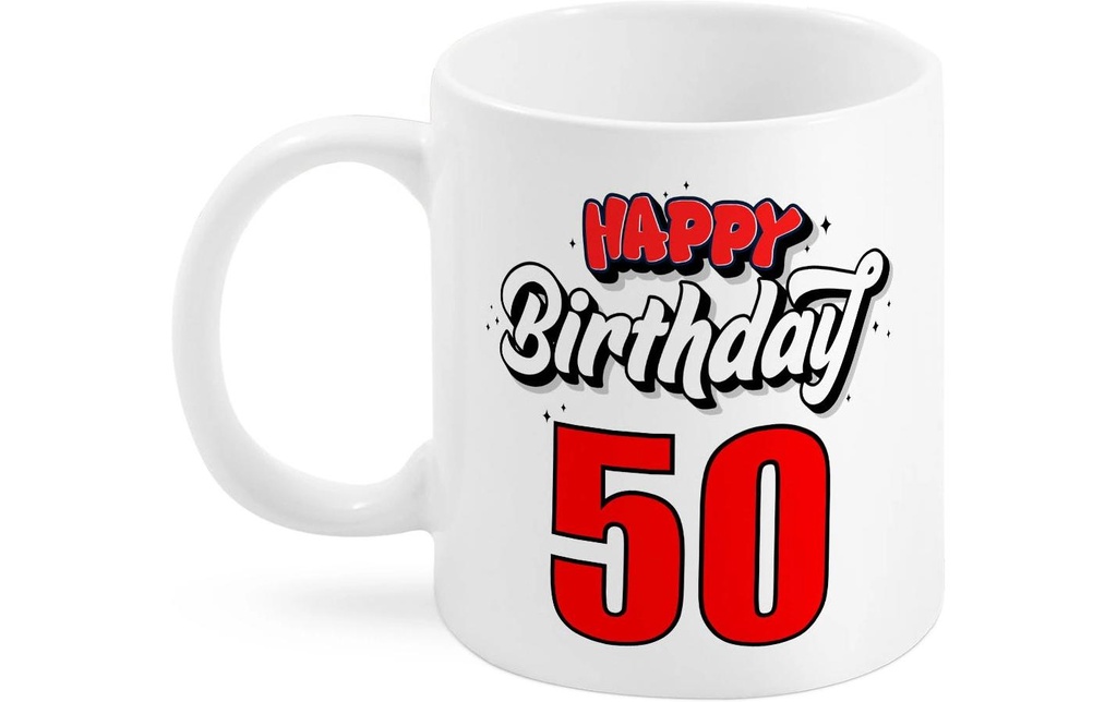 Trendcompany Tasse 50e anniversaire