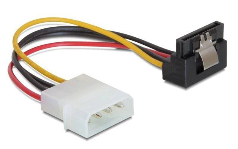 Delock Câble d’alimentation Molex - SATA coudée 12 cm