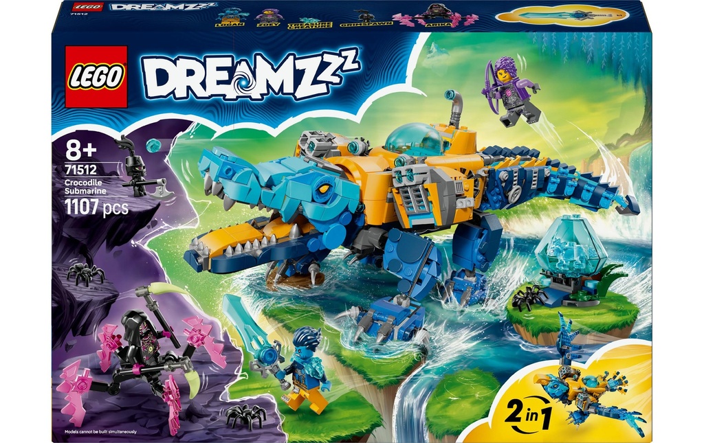 LEGO® DreamZzz Le sous-marin crocodile 71512