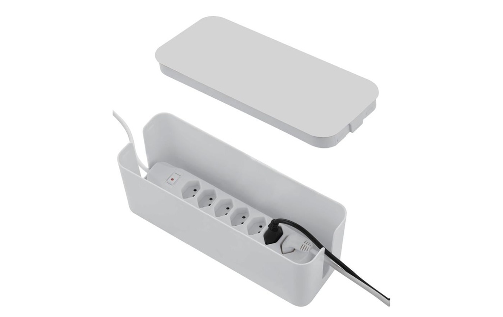 Schönenberger Boîte à câbles avec bloc de prises 7x T13, Blanc