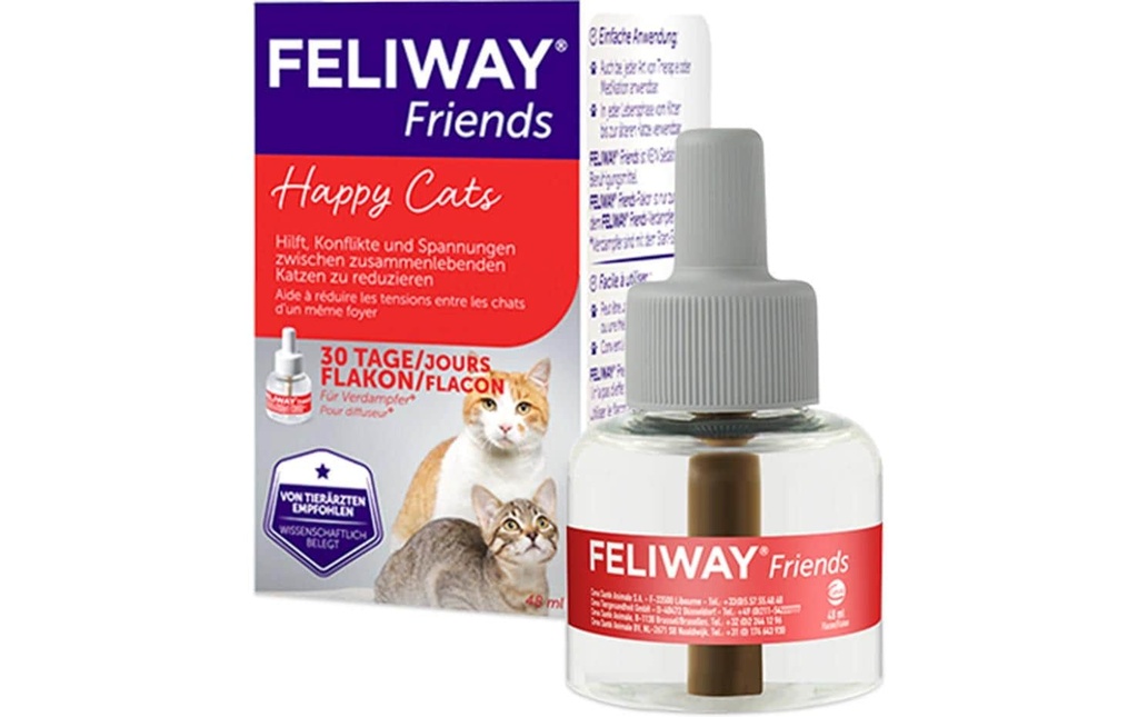 Feliway Bien-être Friends Flacon de recharge, 48 ml