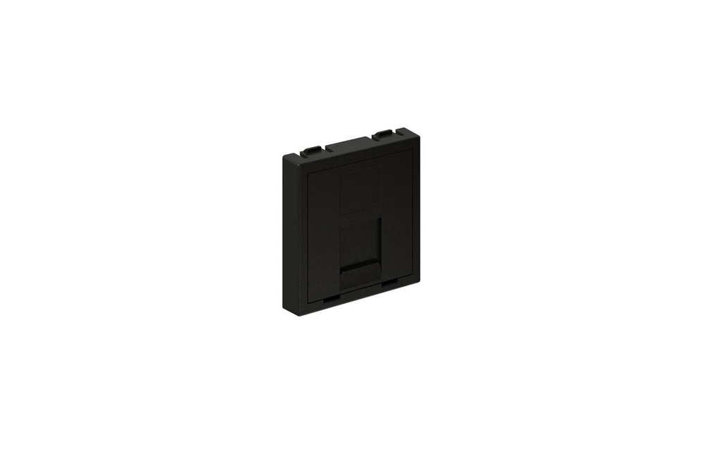 max connect Accessoires multimédia 45 x 45 pour 1x RJ-45, anthracite