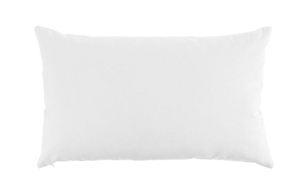 COCON Taie d'oreiller Canvas 30 x 50 cm, Blanc