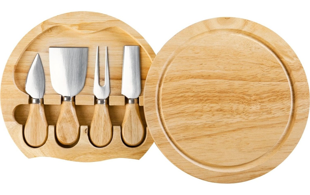 Ibili Set de mesure à fromage en bois 21 cm Rond