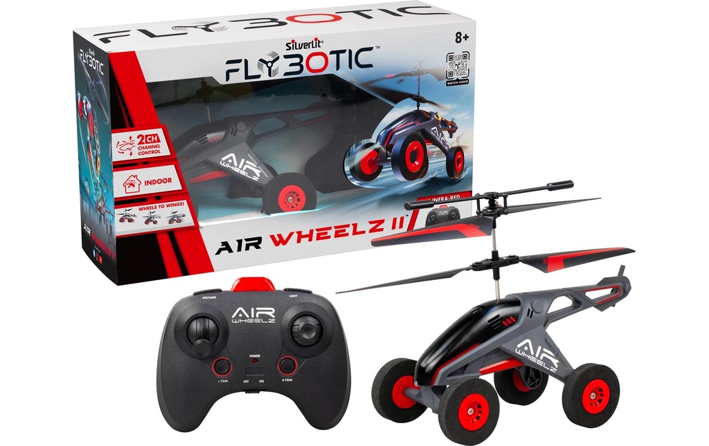 Silverlit Hélicoptère Air Wheelz II IR 2 en 1