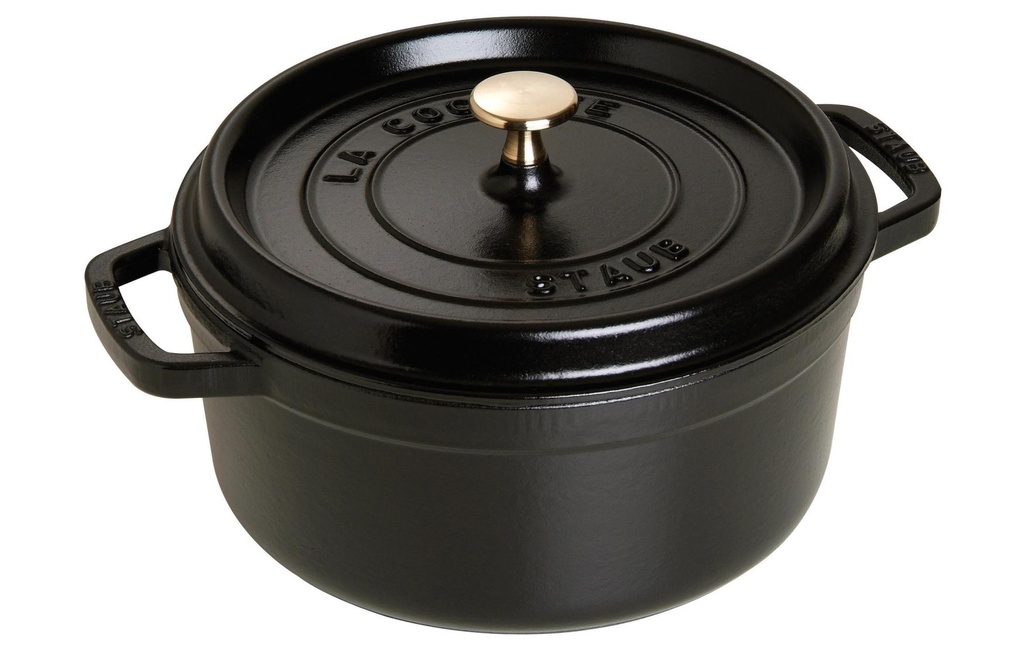 Staub Rôtisseur Cocotte 26 cm, Noir, 5.2 l