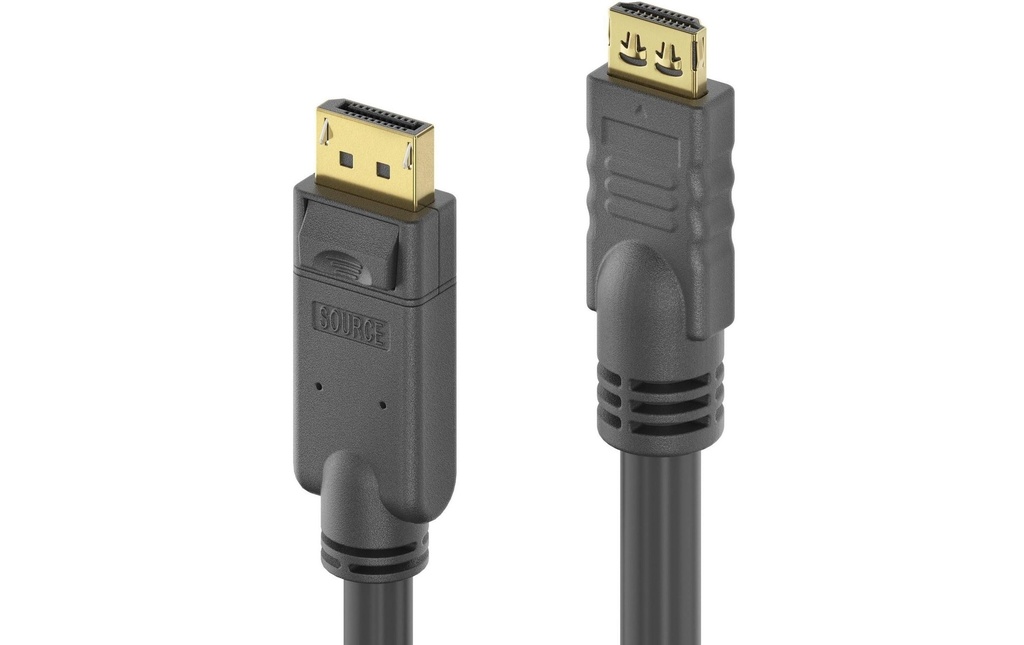 PureLink Câble Câble adaptateur 4K – DisplayPort - HDMI, 5 m