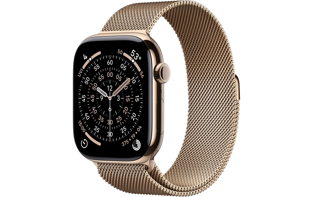 Apple Watch Series 11 46 mm LTE Gold Titanium Milanese Loop S/M