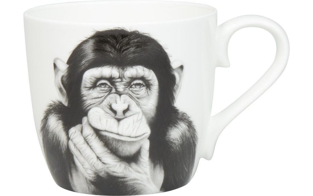 Könitz Tasse universelle Singe qui pense 425 ml, Blanc