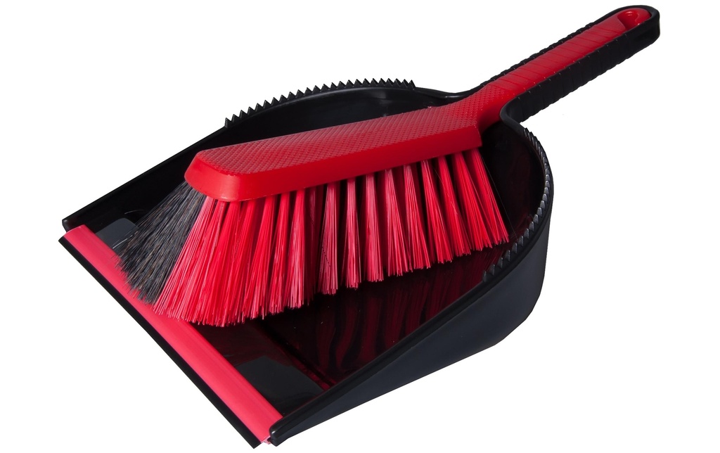 Edi Baur Garniture de balayage Heavy duty Rouge/Noir