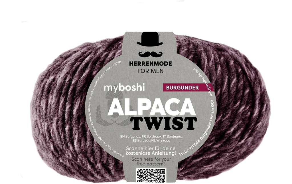 myBoshi Laine Alpaca Twist Bordeaux