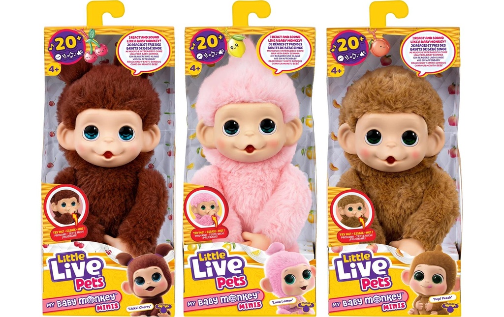 moose My Baby Monkey Minis Assorti