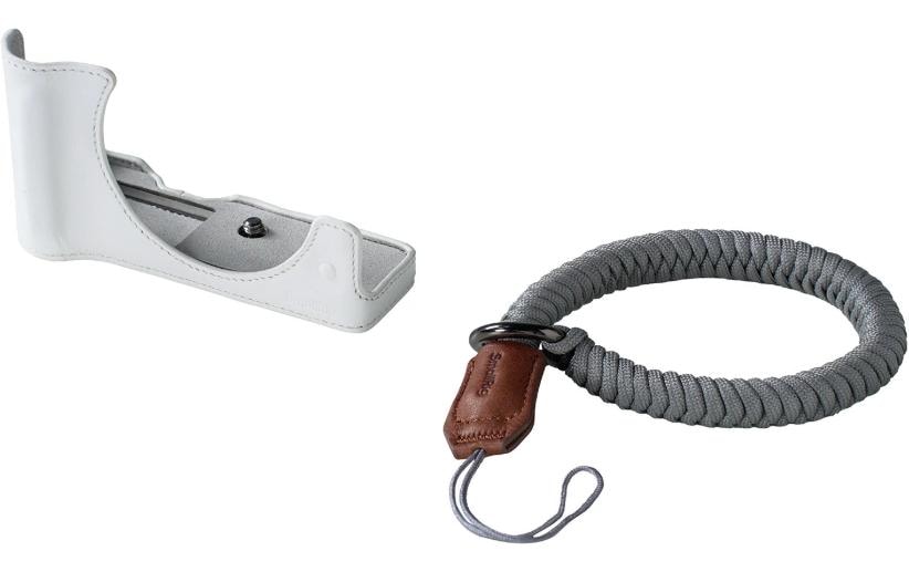 Smallrig Kit Half Case en cuir Blanc