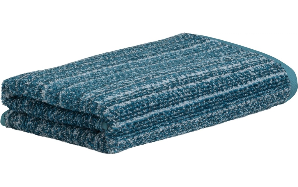 Möve Serviette Tide Texture 50 x 100 cm, Aqua/Pétrole