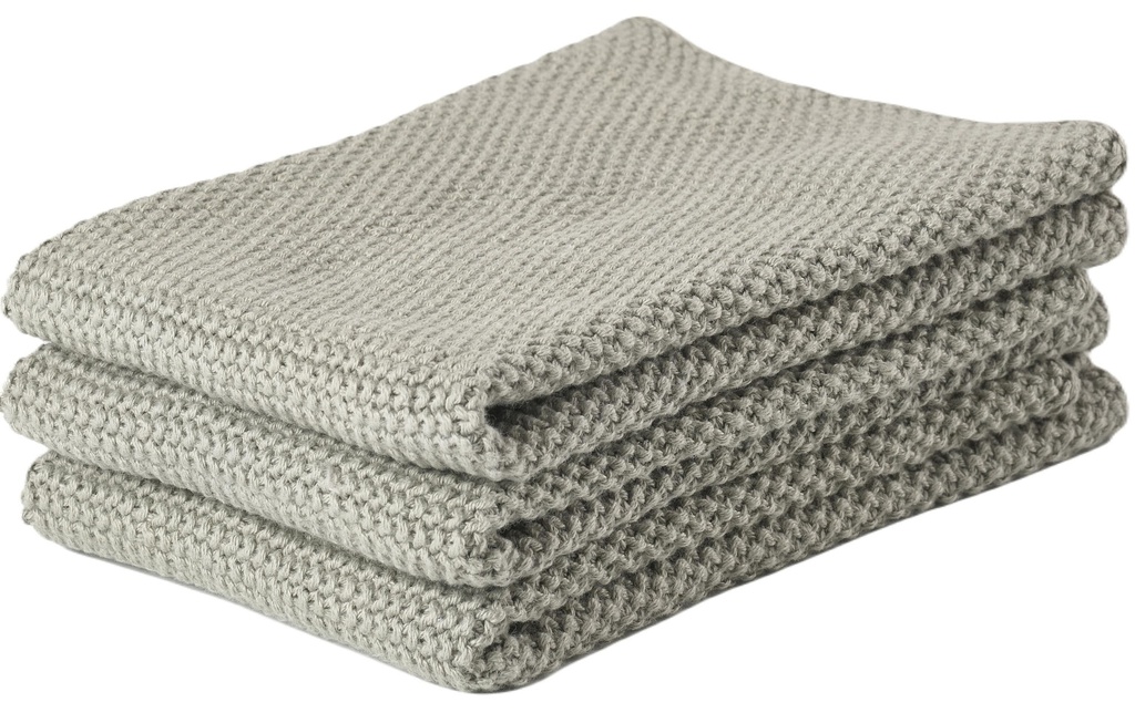 Zone Denmark Torchon à vaisselle 27 cm x 27 cm, 3 pièces, Gadoue