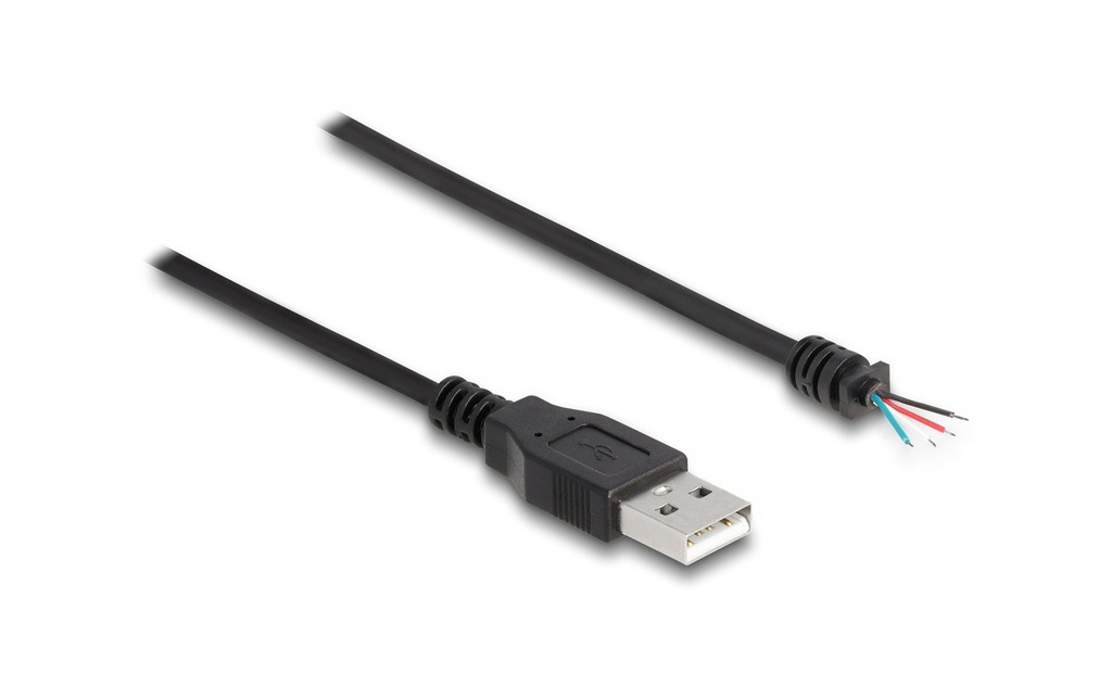 Delock Câble USB sans fiche USB-A - Ouvert 1 m