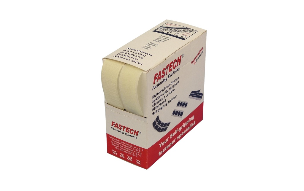FASTECH Boîte de bande auto-agrippante Brut