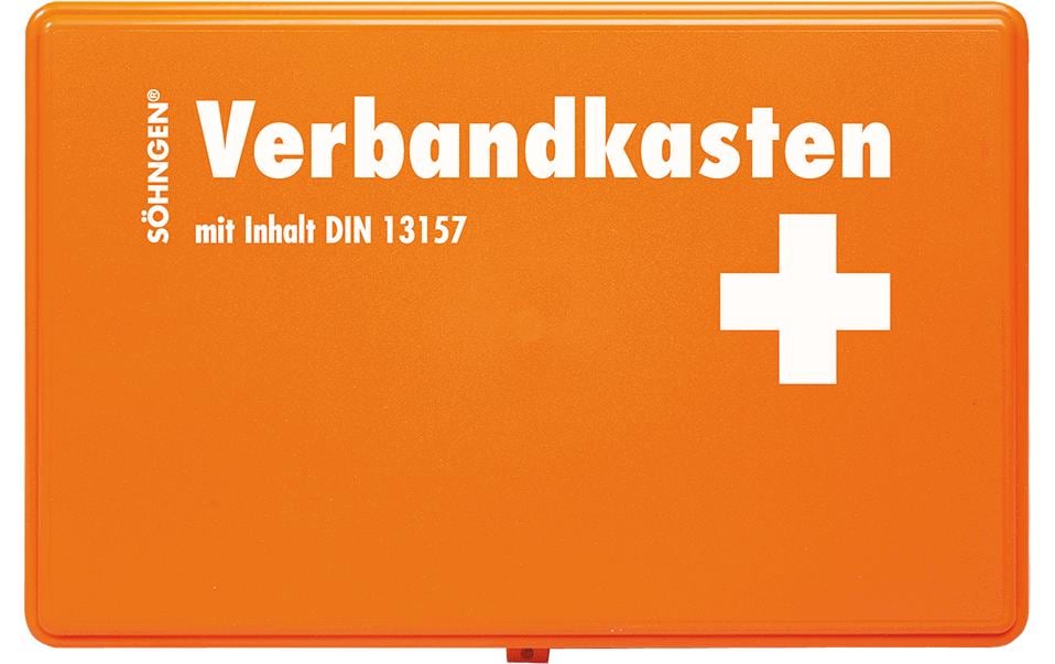 SÖHNGEN Kits de premiers secours KIEL, DIN 13157, orange