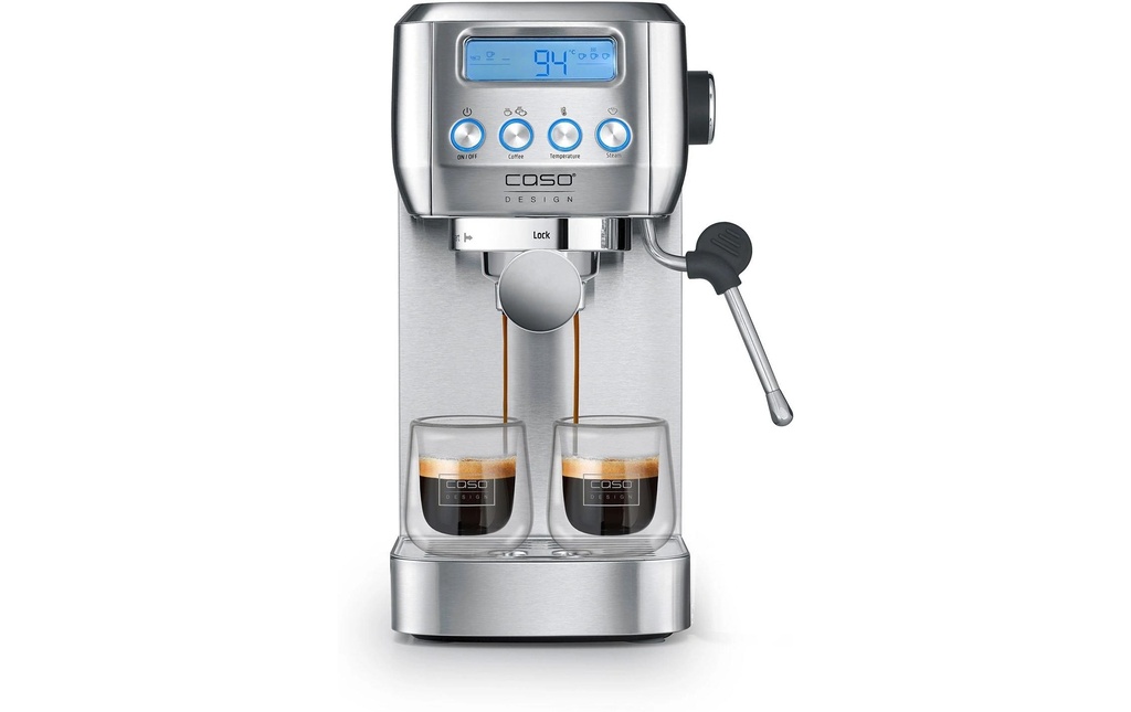 Caso Machine à expresso EspressoGourmet Crema Argenté