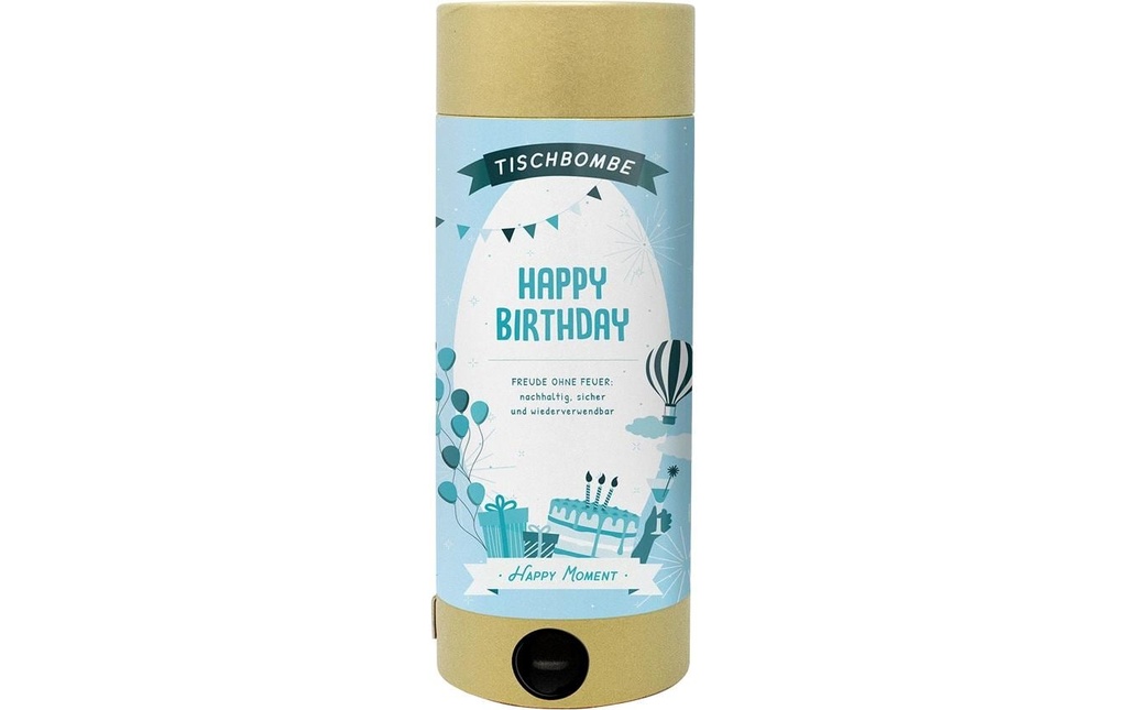 Artoz Bombe de table Happy Birthday sans allumage