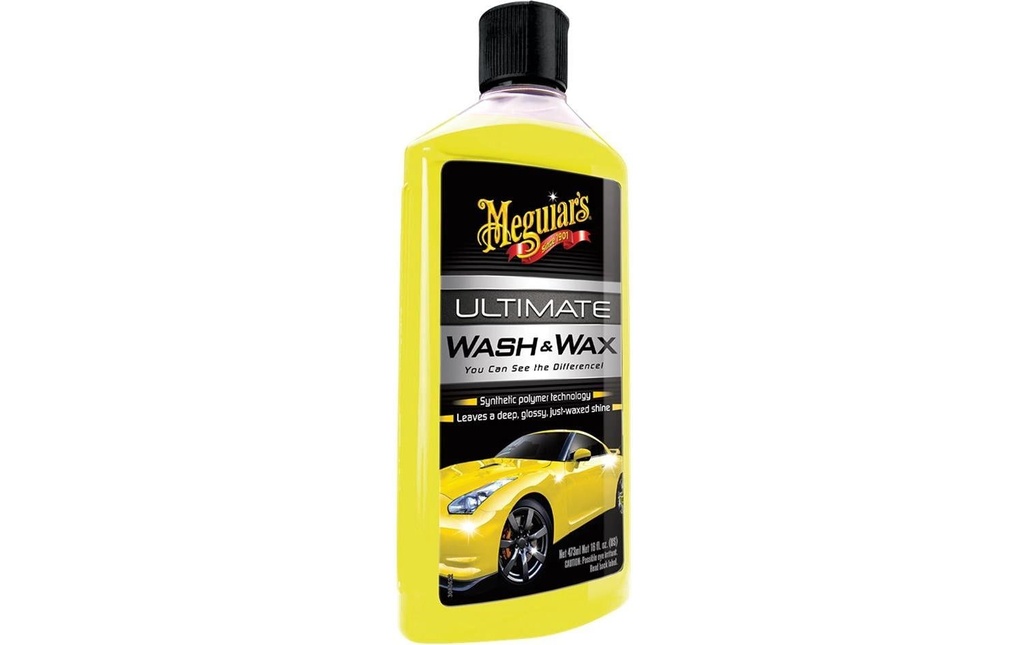 Meguiar's Shampooing pour voiture Ultimate Wash and Wax 473 ml