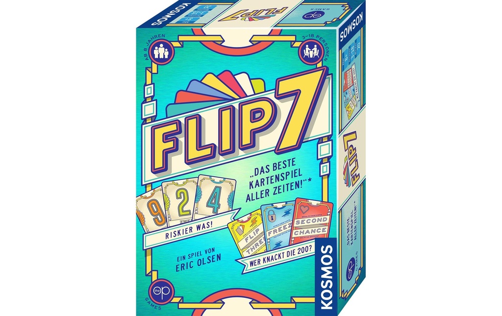 Kosmos Jeux de cartes Flip 7