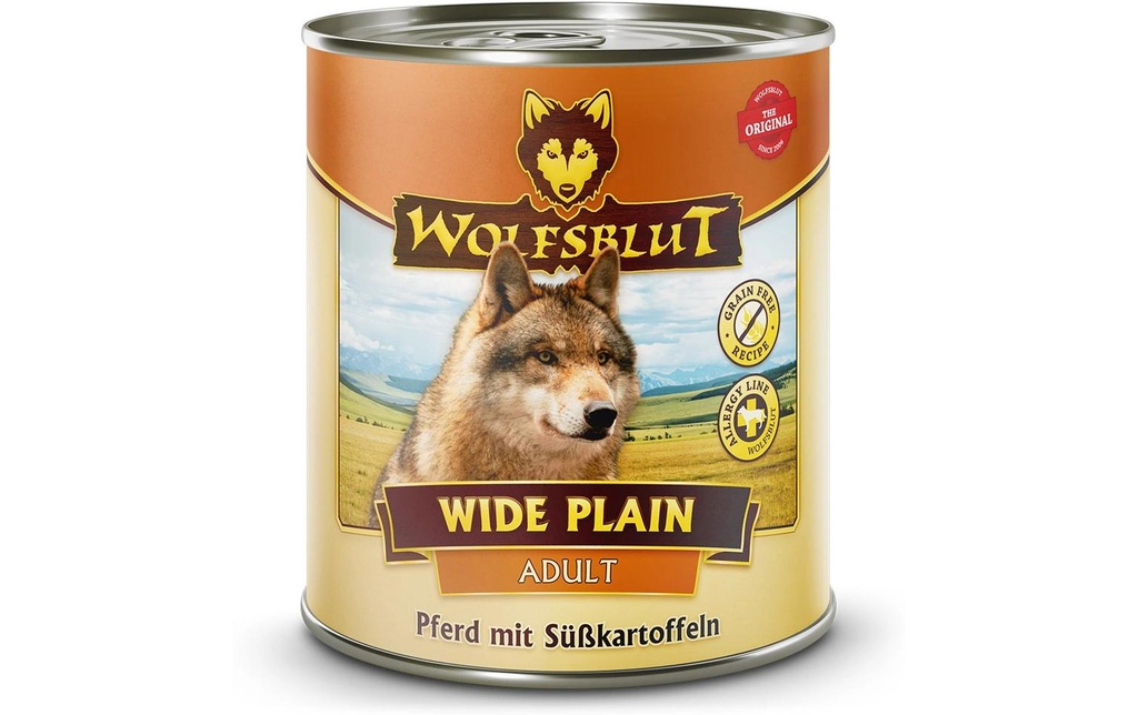 Wolfsblut Alimentation humide Dog Wide Plain, 800 g
