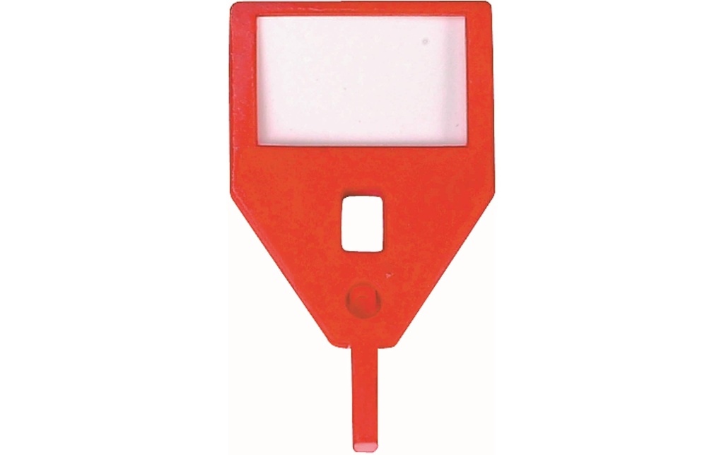 Robert Rieffel Porte-clés Visu-Color 10 pièces, rouge