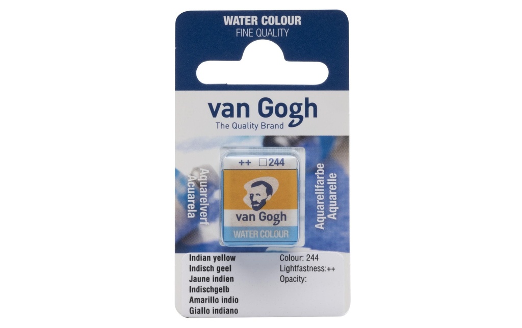 VAN GOGH Aquarell godet jaune indien