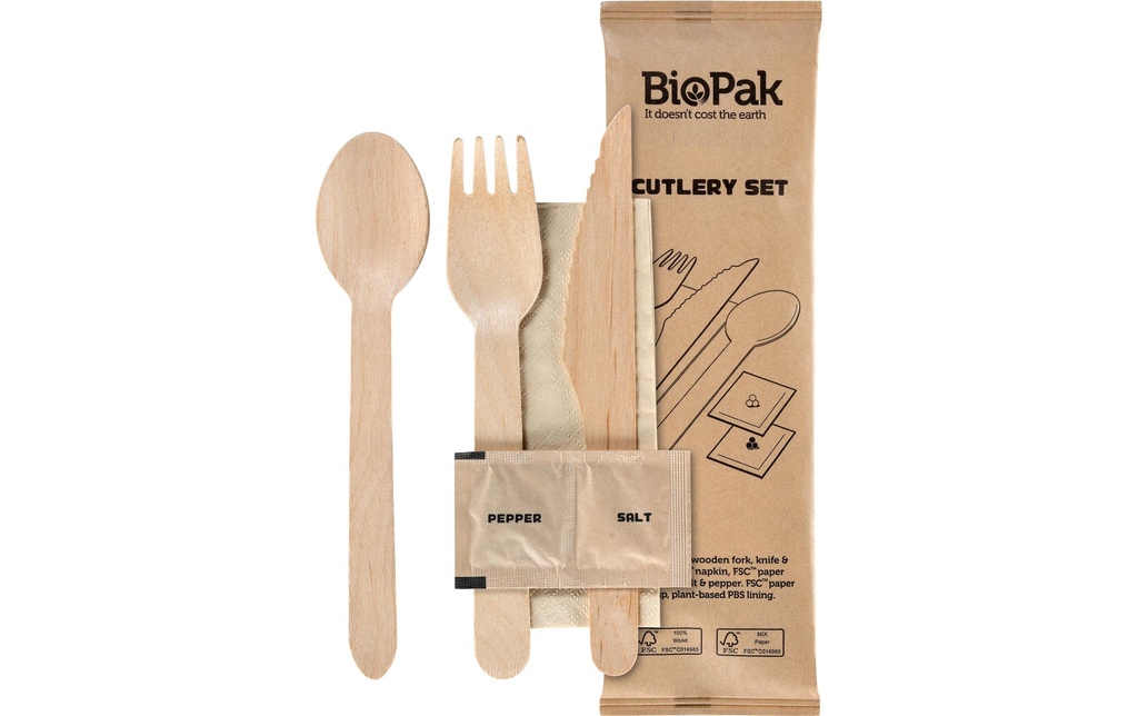 Duni Sets de couverts jetables Petit 6/1 250 Pièce/s