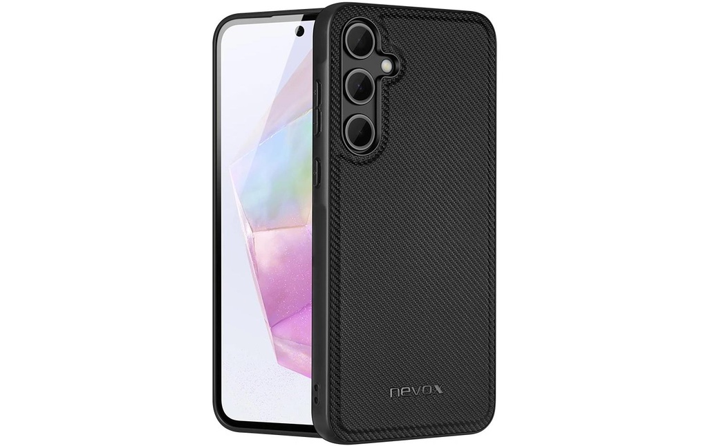Nevox Coque arrière StyleShell Nylo Galaxy A35 5G Noir