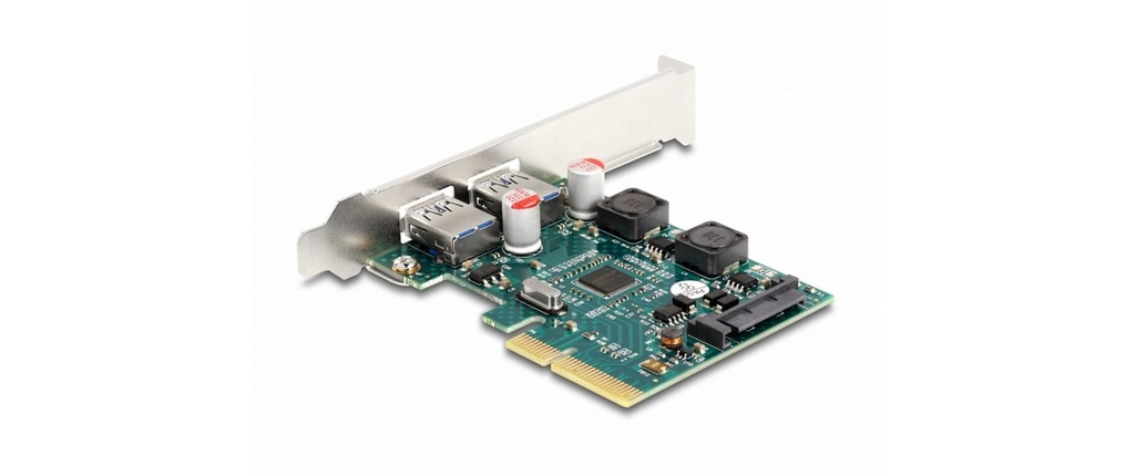 Delock Carte PCI Express USB 3.1 Gen 2 - 2x USB type A