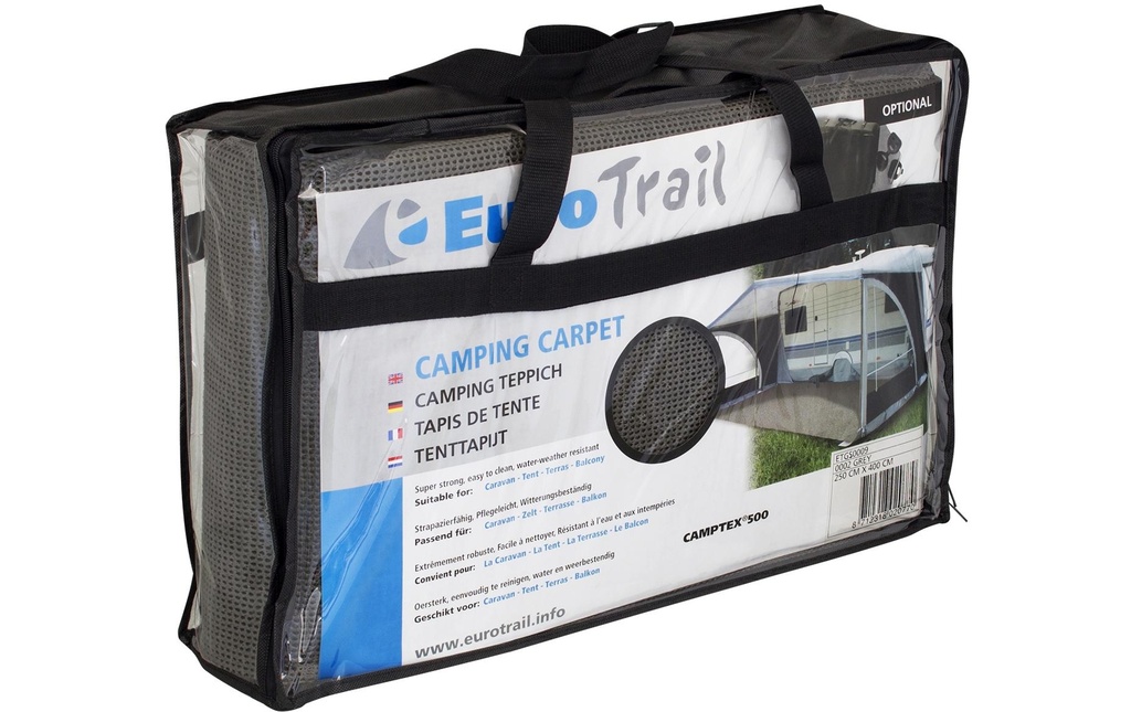 Eurotrail Tapis de tente Camptex 250 cm x 400 cm