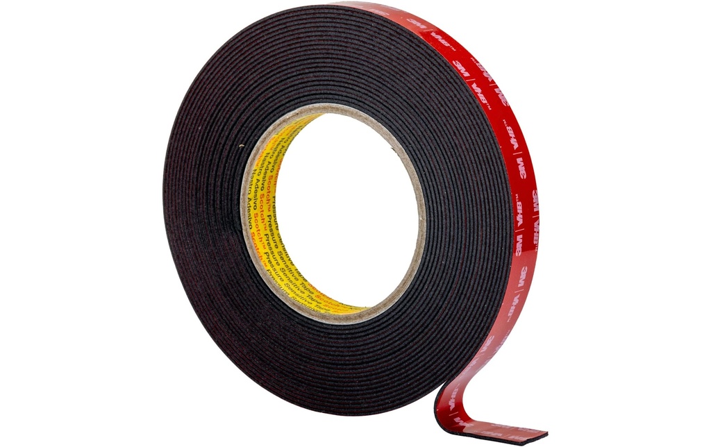 3M Ruban adhésif VHB 19 mm x 8 m Noir