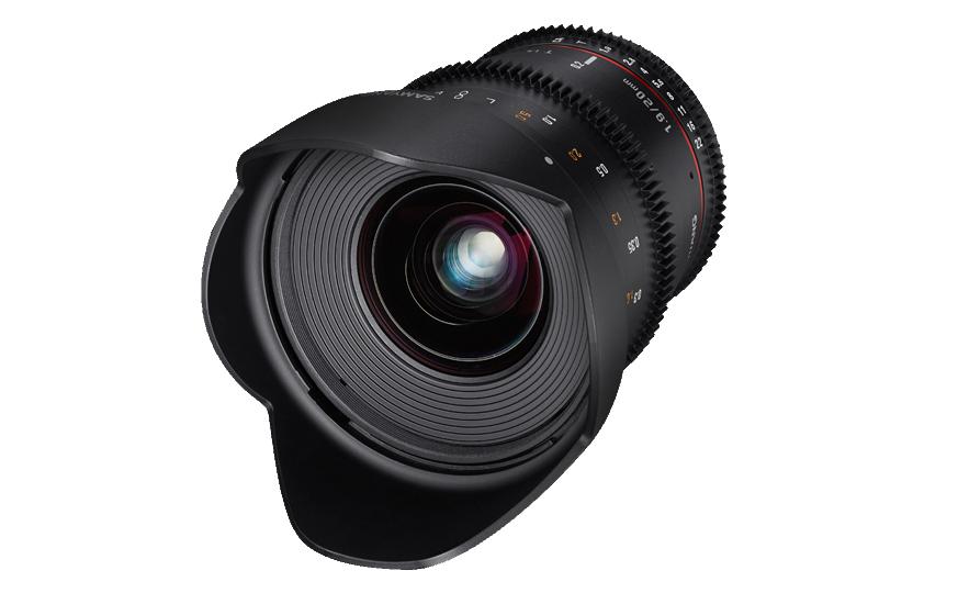 Samyang Longueur focale fixe 20mm T/1.9 ED AS UMC – Sony E-Mount