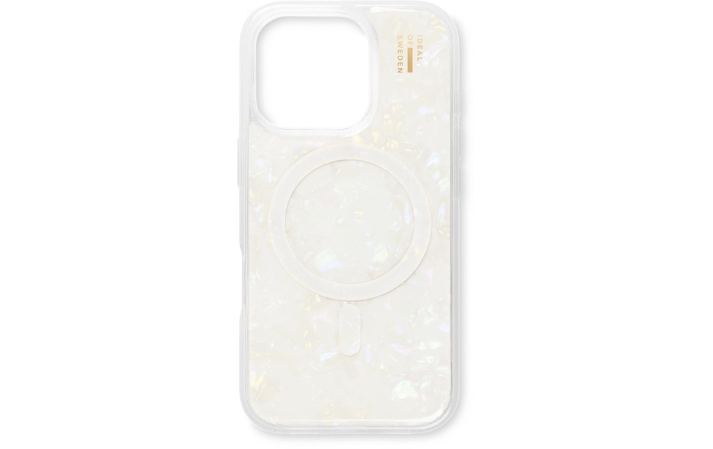 Ideal of Sweden Coque arrière iPhone 16 Pro Max Blanc nacré