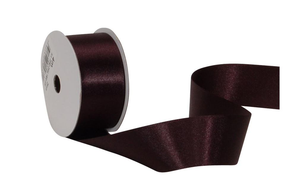 Spyk Ruban de satin 25 mm x 4 m, Noir