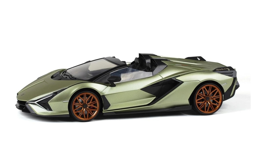 TEC-TOY Voiture Lamborghini Sian avec lumière, vert, 1:12