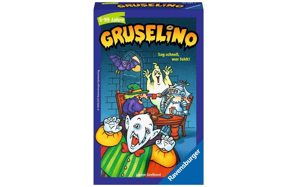 Ravensburger Jeux d’enfant Gruselino – Sag schnell, wer fehlt
