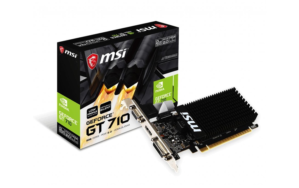 MSI Carte graphique GeForce GT 710 2GD3H LP
