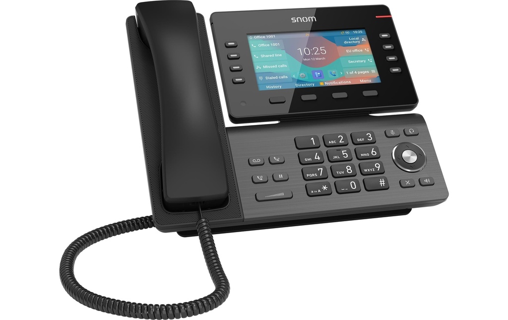 snom Téléphone de bureau D862 Noir
