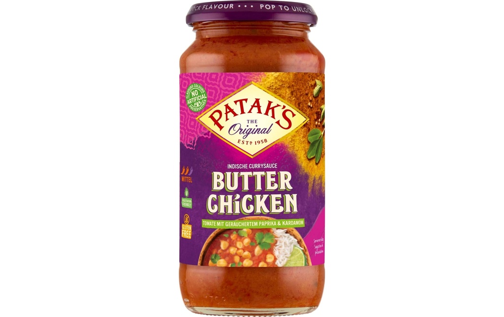 Pataks Sauce au poulet au beurre 450 g