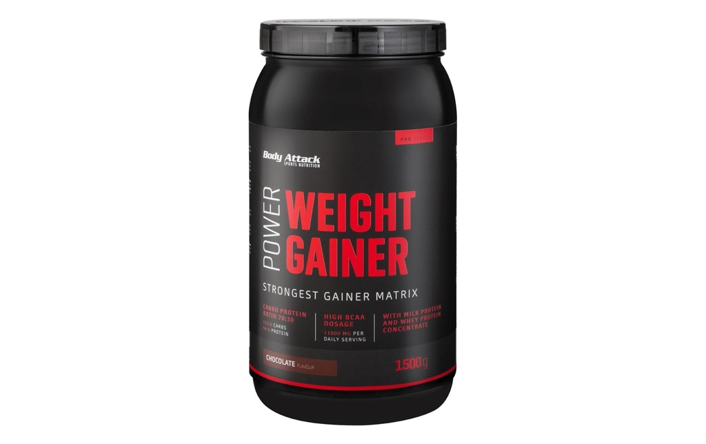 Body Attack Poudre Power Weight Gainer vanille 1500 g