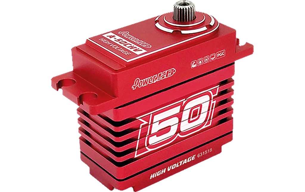 PowerHD Servo A-50CHV, 50 kg Numérique HV