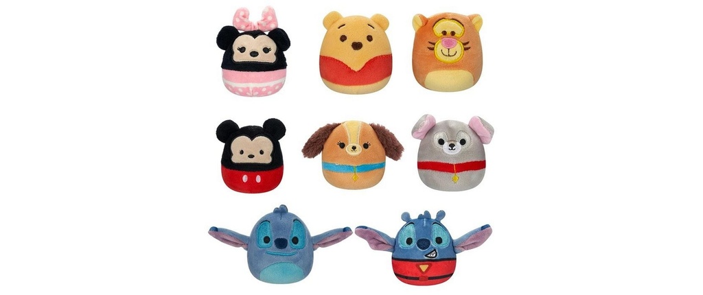Squishmallows Peluche Squishmallows Disney Mini 6.5 cm assorti