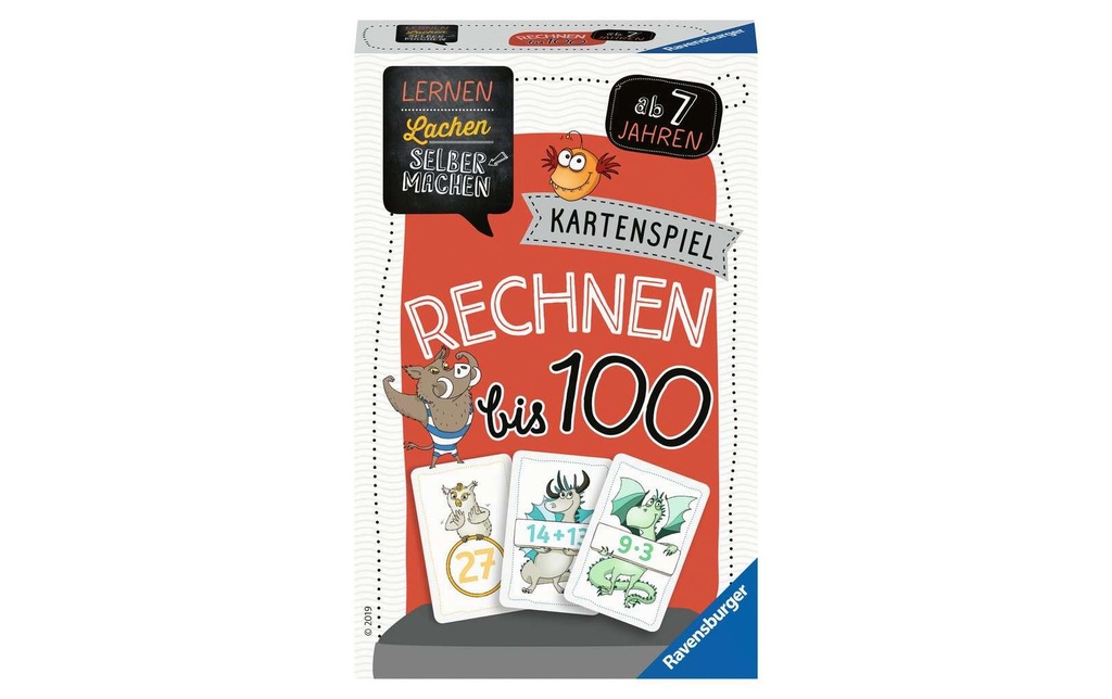 Ravensburger Jeux d’enfant Lernen Lachen Selbermachen: Rechnen bis 100