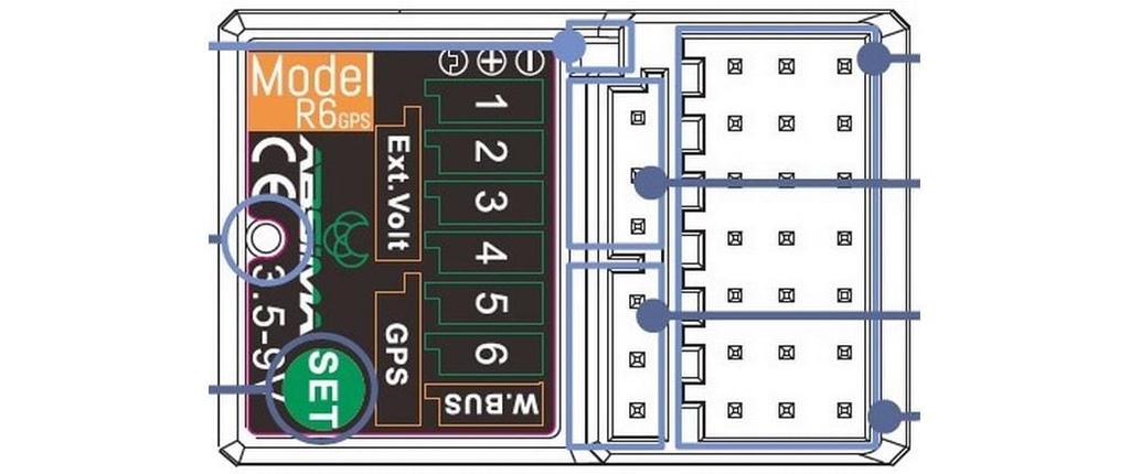Absima Récepteur R6GPS 6 canaux
