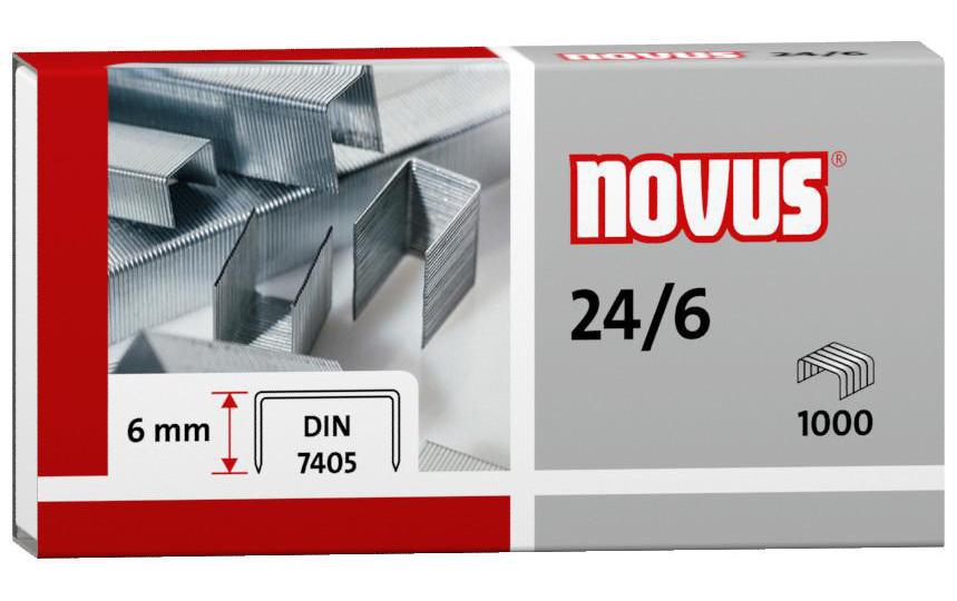 NOVUS Agrafes 24/6 (1000 pces)