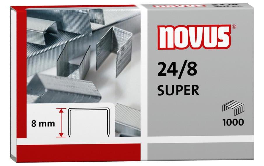 NOVUS Agrafes 24/8 (1000 pces)