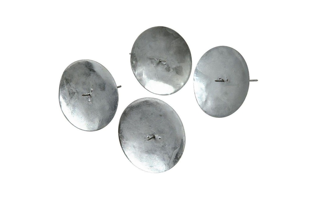 Creativ Company Bougeoir de l’Avent Ø 7 cm 4 Pièce/s, Argenté